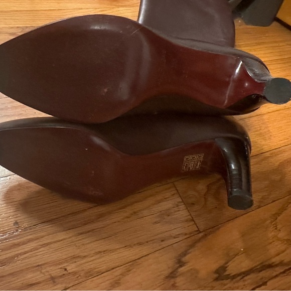 Clergerie Rare purple brown leather boots - Picture 3 of 9